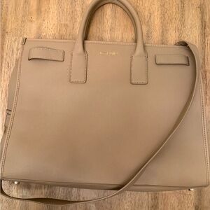 Anne Klein Beige Satchel Bag